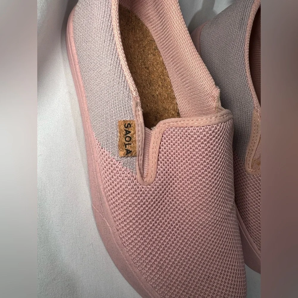 SAOLA Sustainable Havasu Knit Rose Slip On Shoes | 6.5 - Picture 7 of 8